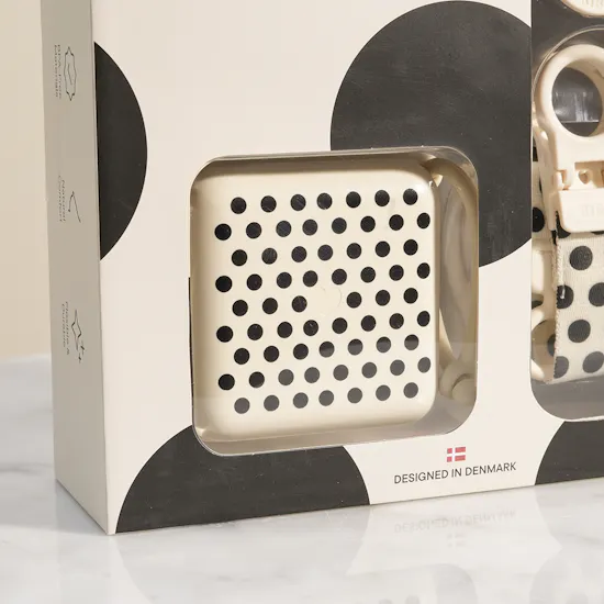 Bibs Soothe & Go Polka Ivory and Black Gift Set