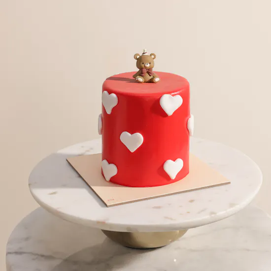 December Cake Bear Mini Love Cake