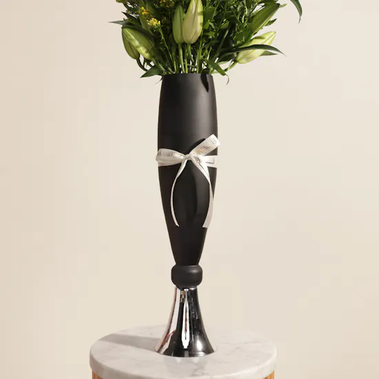 Timeless Attractive White Lily Vase