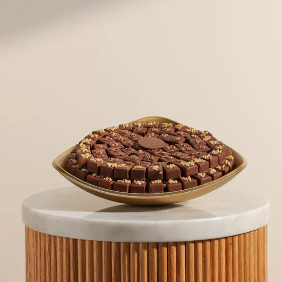 Soucolat Golden Triangle Chocolate Tray