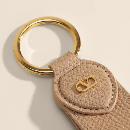 Valentino Garavani VLogo Signature Leather Key Ring