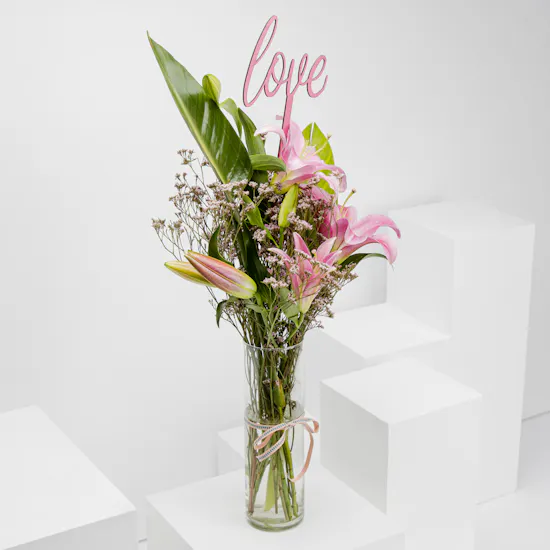 Love Flowers Vase