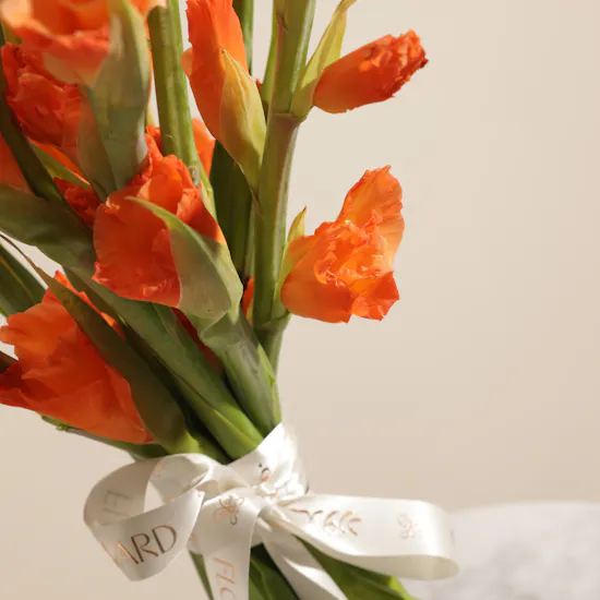 Orange Gladiolus | Flowers Bouquet