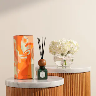 Zahi Diffuser with Scented Sticks | Heartfelt Flower Vase