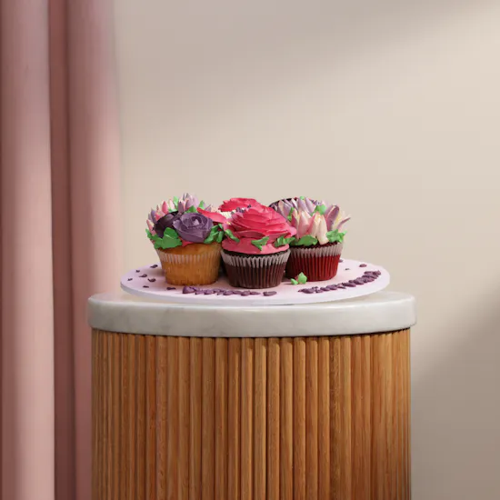 Floward Birthday Floral Cupcakes Bouquet