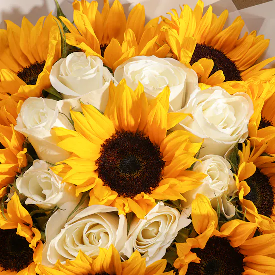 Golden Sunshine Flowers Bouquet