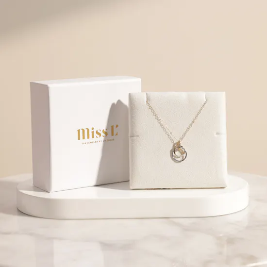 Miss L' by L'azurde Circle of Love Diamond Women's Necklace