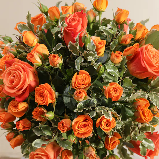 Orange Mandarin Vase