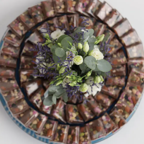 Chocolate Heaven | White Eustoma
