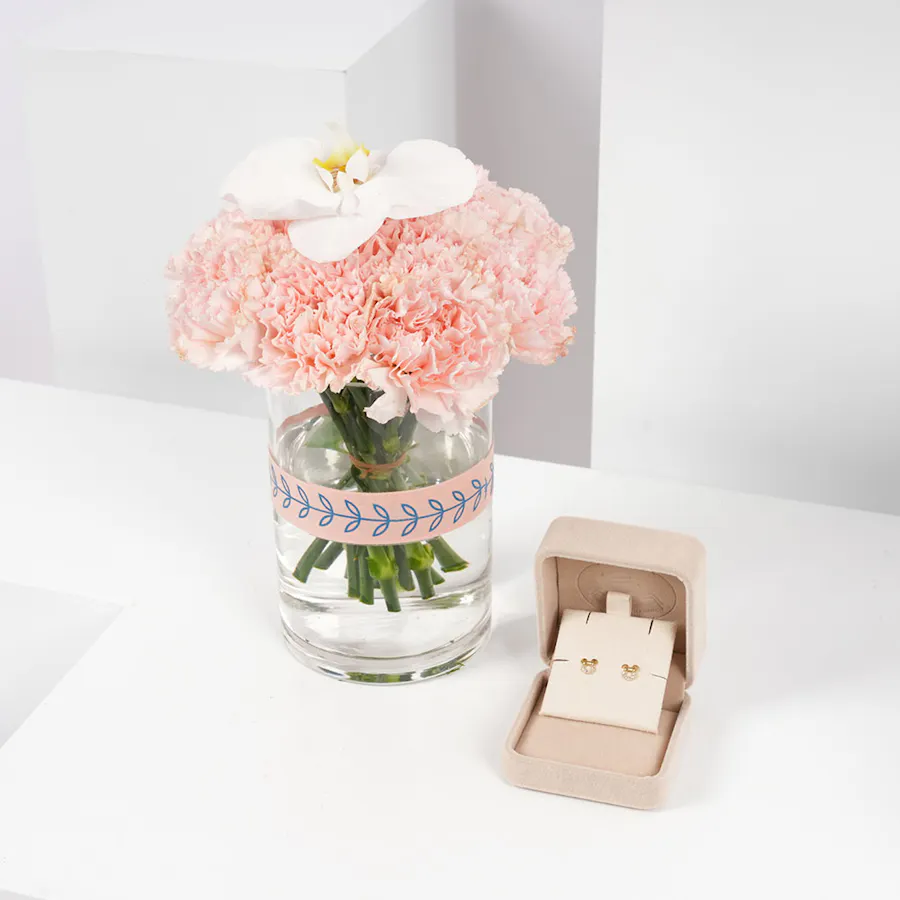 Joolz Baby Diamond Earrings | Carnations  2