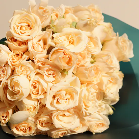 Stunning Baby Rose Flowers Bouquet | 12 Flowers
