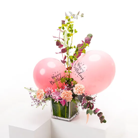 Happy Birthday Wishes Vase