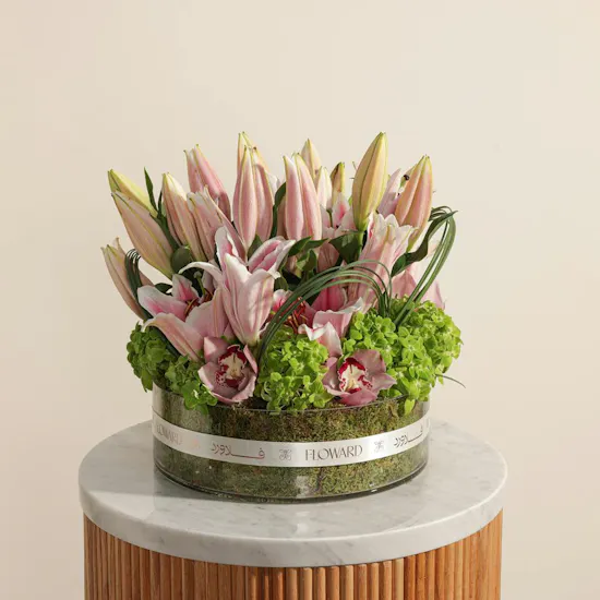 Festive Fragrance Flowers Vase