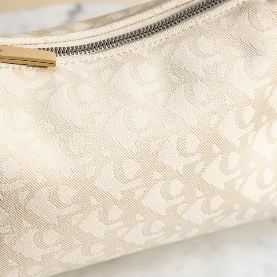 Calvin Klein Pleat Monogram Logo Natural Aop Women’s Shoulder Bag