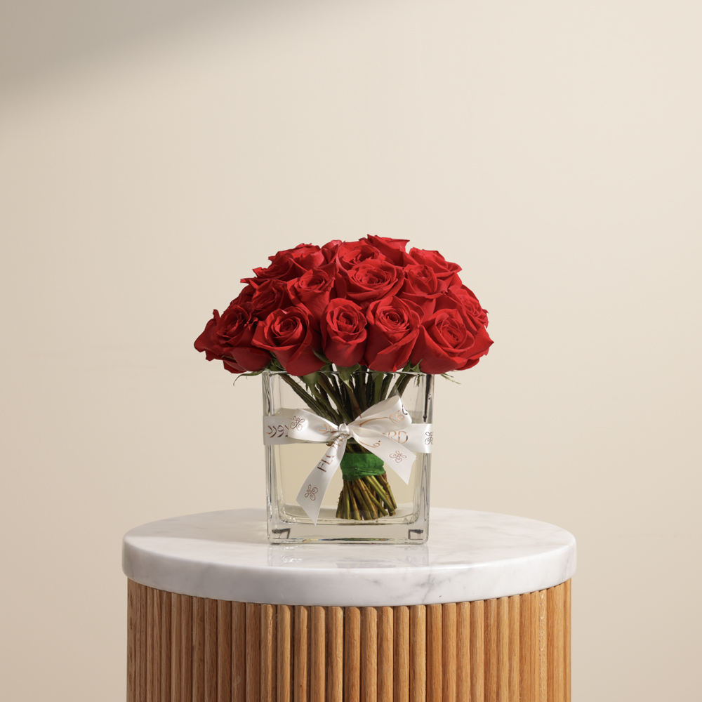 Love Red Roses Vase | 35 Roses