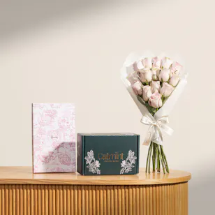 Catmint Candles Floral Candle Gift Set | Harrods Pretty Pink Writing Set and Flowers Catmint Candles Floral Candle Gift Set | Harrods Pretty Pink Writing Set and Flowers