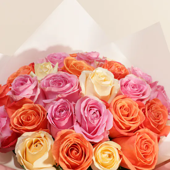 Colorful Roses Bouquet