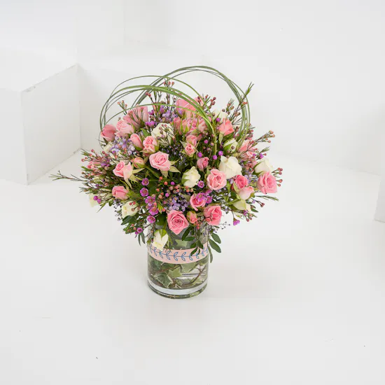 Delicate Roses Vase