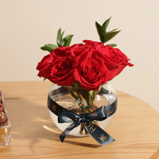 Levo Square Chocolate Tray | Beauty Flower Vase