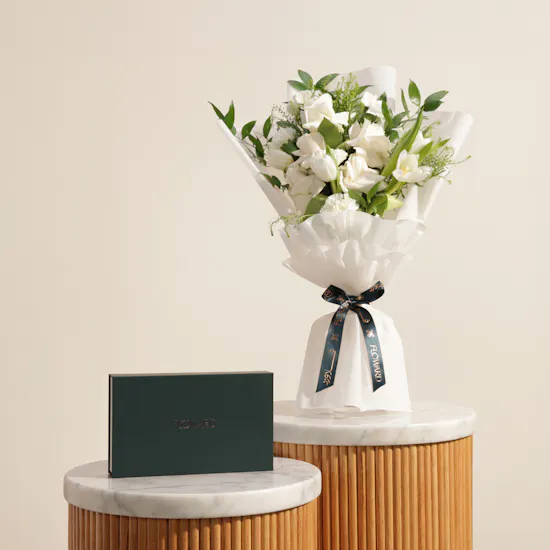 Floward Luxurious Chocolate Small Box | Where Pride Feels Personal Flower Bouquet