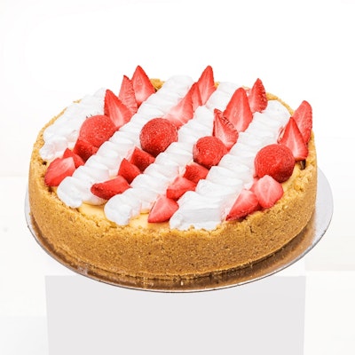 Original Cheesecake top with strawberry