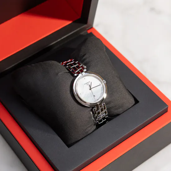 Tissot Flamingo Silver Women's Watch