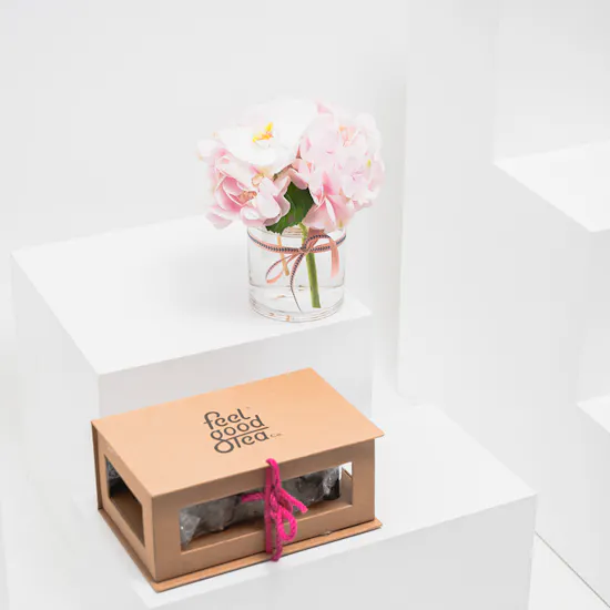 Feel Good Tea Original Discovery Box | Blooming Delight Vase