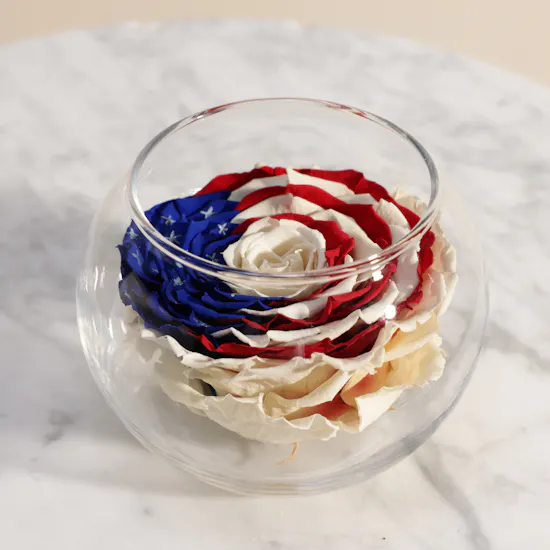Love and Vitality Preserved Rose Vase