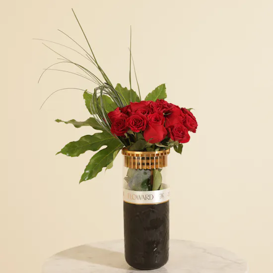 Otantik Glam Shine Flower Vase