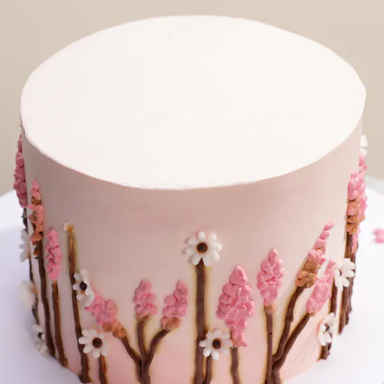 Floward Pink Birthday Cake | Red velvet