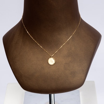 Midad Capricornus Necklace |18k Gold | with Dimonds
