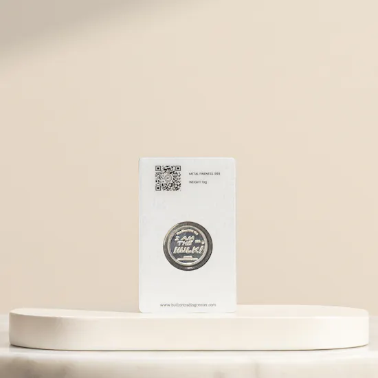 Btc Hulk Silver One Pound Coin | 10 g