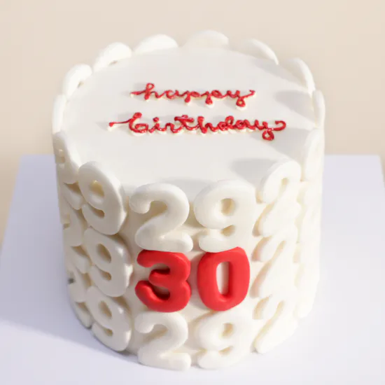 Floward Personalized Birthday Age Cake