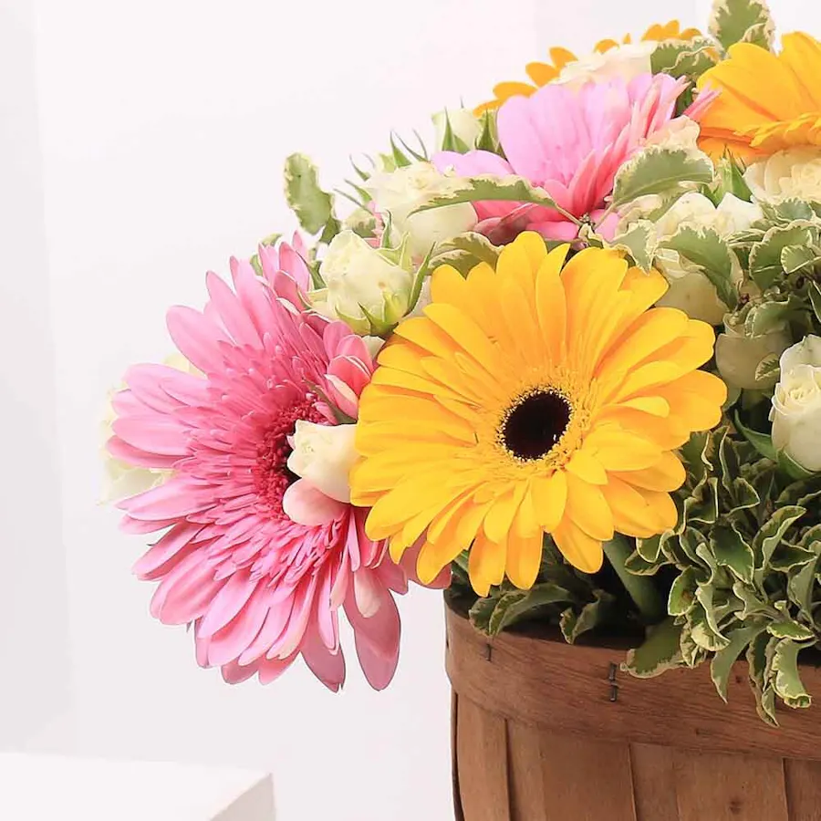 Spring Time | Wood Basket 4