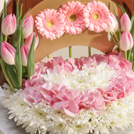 Elegant Touch Flowers Tray