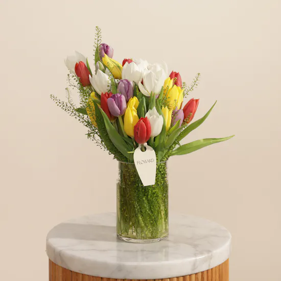 Exquisite Tulip Beauty Vase