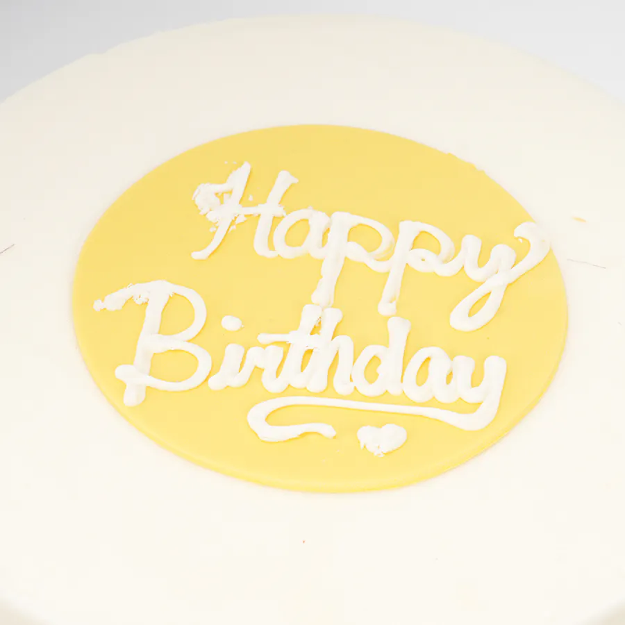 Helen's Bakery Birthday Cake | Bright Yellow 4