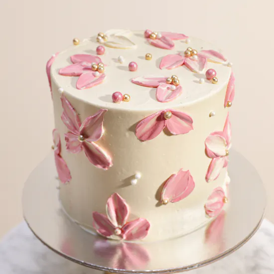Floward Palette Knife Flower Cake