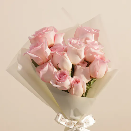 Pure Tenderness Roses Bouquet | 15 Roses