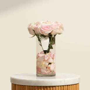 Blush Roses Vase Blush Roses Vase