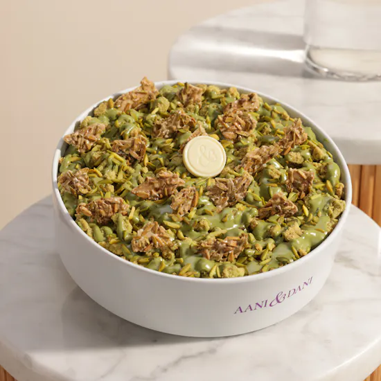 Aani & Dani Pistachio Pudding Cake | Unique Elegance Flowers