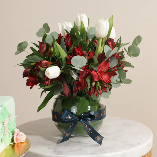 Floward Enchanting Garden Birthday Cake | Charm Flower Vase