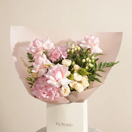Pink Aura Flower Bouquet