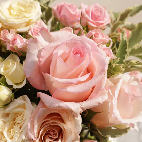 Shiny Flowers Vase