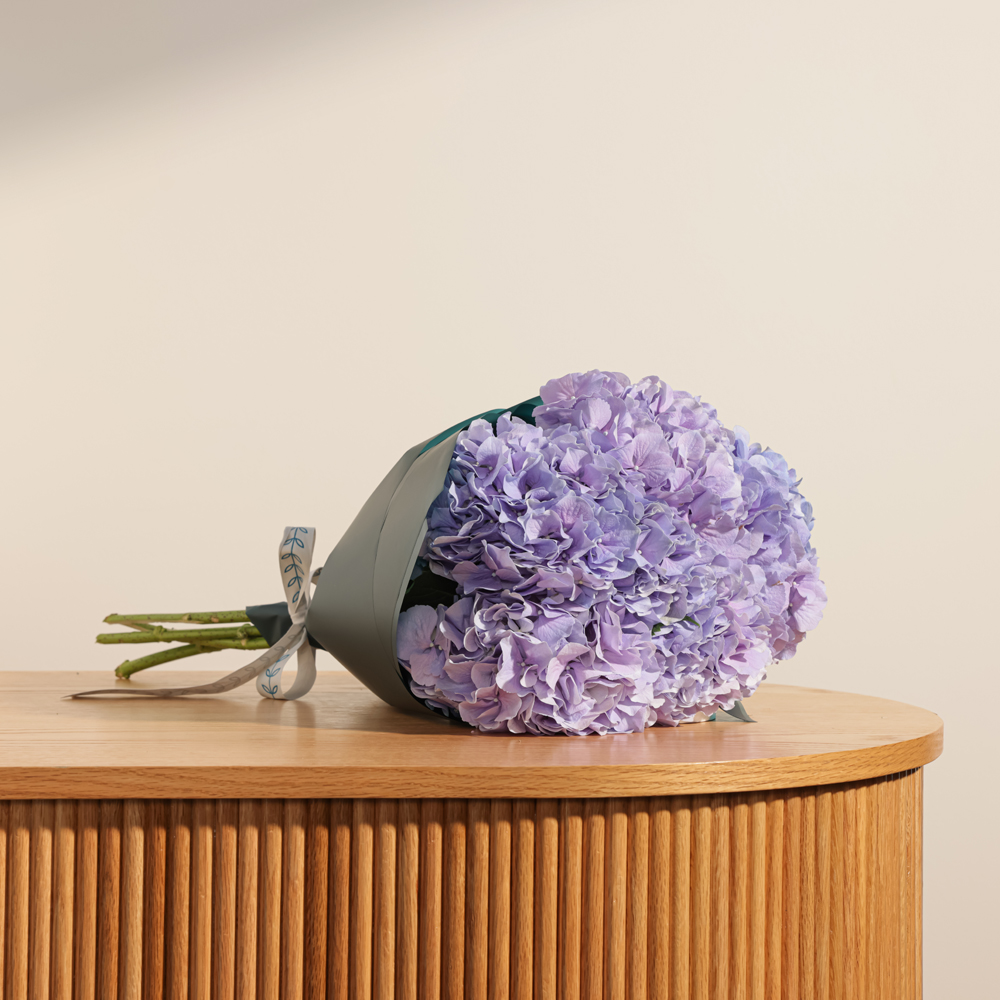 Purple Hydrangea Bouquet 