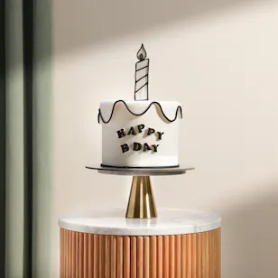 Floward Birthday Chocolate and Vanilla Cake