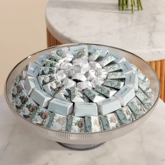 Anoosh It's A Boy Luxurious Chocolate Tray | Stunning Flowers Bouquet
