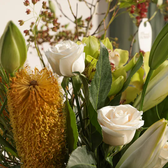 Vibrant Harmony Flowers Vase by September Studio