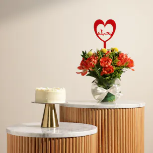 More Chocolate Sugar Free Small Cake | Romance Flower Vase More Chocolate Sugar Free Small Cake | Romance Flower Vase