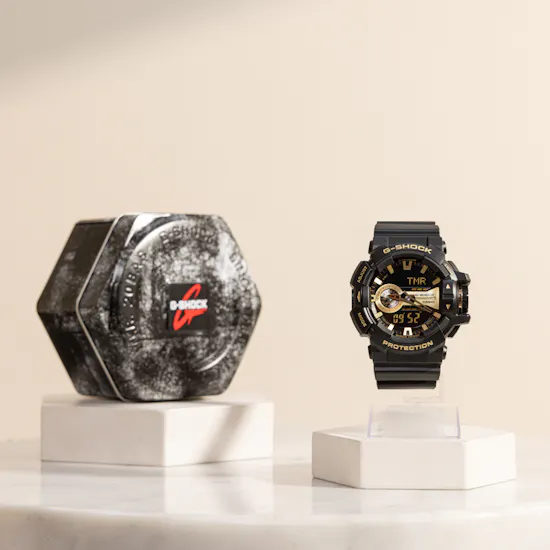 Casio G Shock Men’s GA-400GB-1A9DR Gold and Black Watch